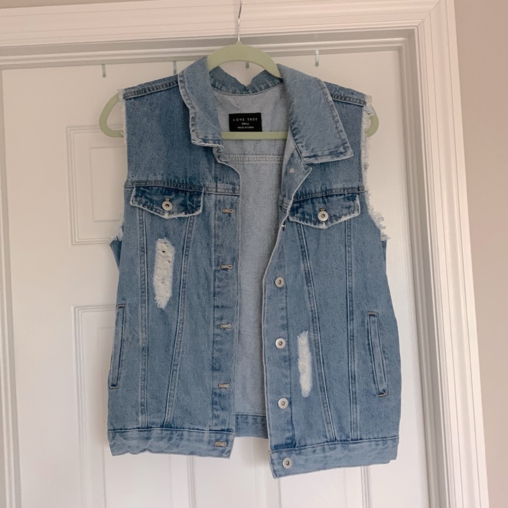 Denim vest